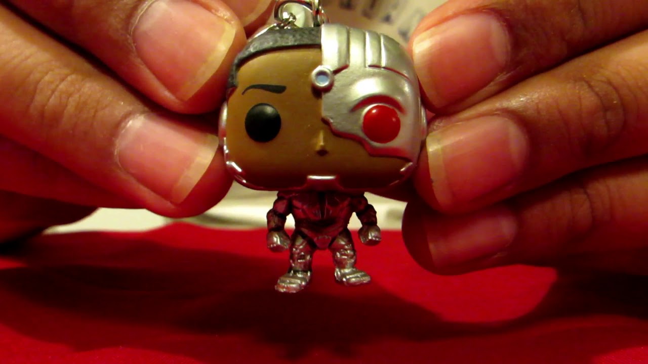 Funko Pop DC-Justice League-Keychain Cyborg