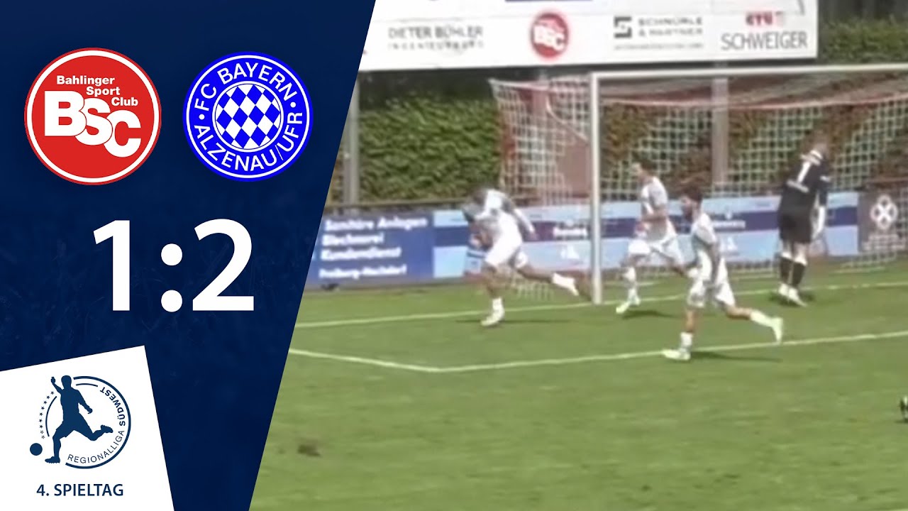 Hälfte zwei entscheidet | Bahlinger SC - FC Bayern Alzenau | 4. Spieltag RLSW