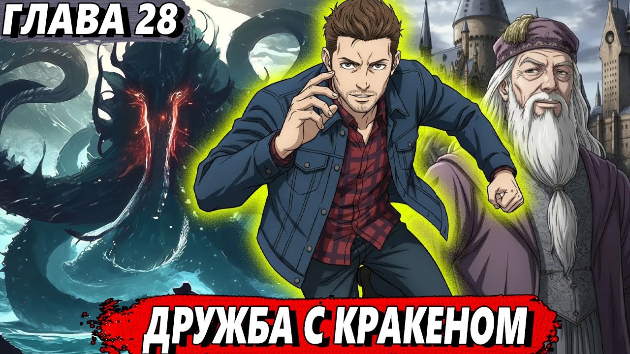 [Маг стихий #28] - Дружба с кракеном - Альтернативный сюжет Гарри Поттер