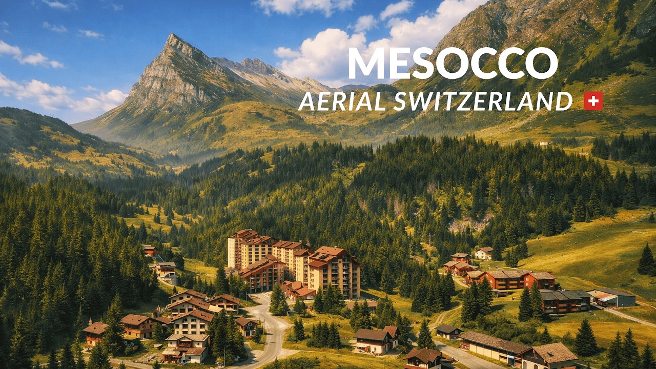 Mesocco Switzerland🇨🇭| The Untouched Beauty of the Swiss Alps 🏔️ | Drone 4K