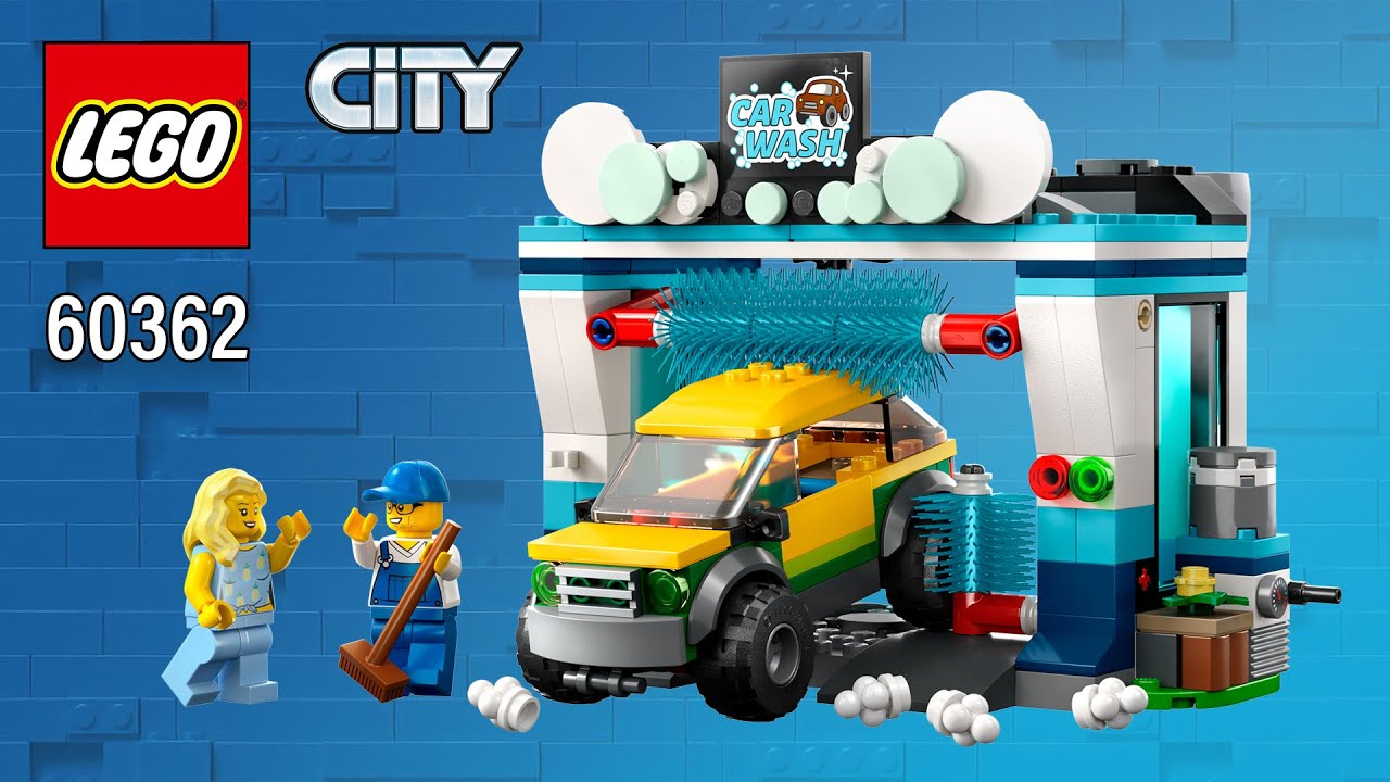 LEGO&reg; City Myjnia samochodowa (60362) [243 elementy] Instrukcja budowania krok po kroku @TopBrick...