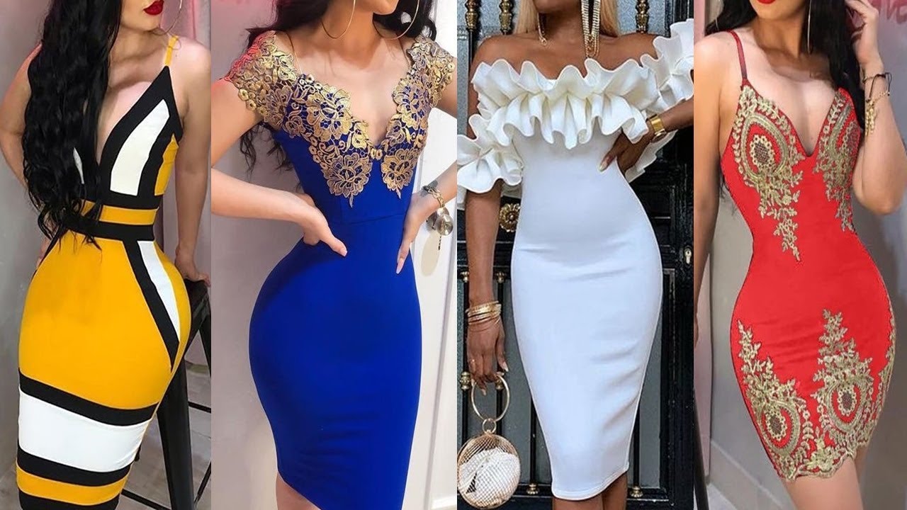 HERMOSOS VESTIDOS ENTALLADOS DE MODA Y TENDENCIA 2020!!!