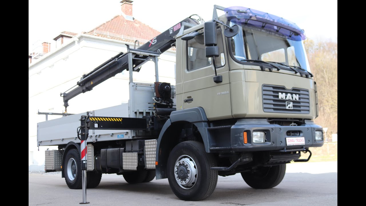 MAN 19.364 4x4 mit Kran Hiab 166