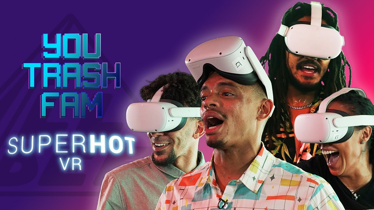 The SquADD Plays SUPERHOT VR | You Trash Fam | All Def Gaming