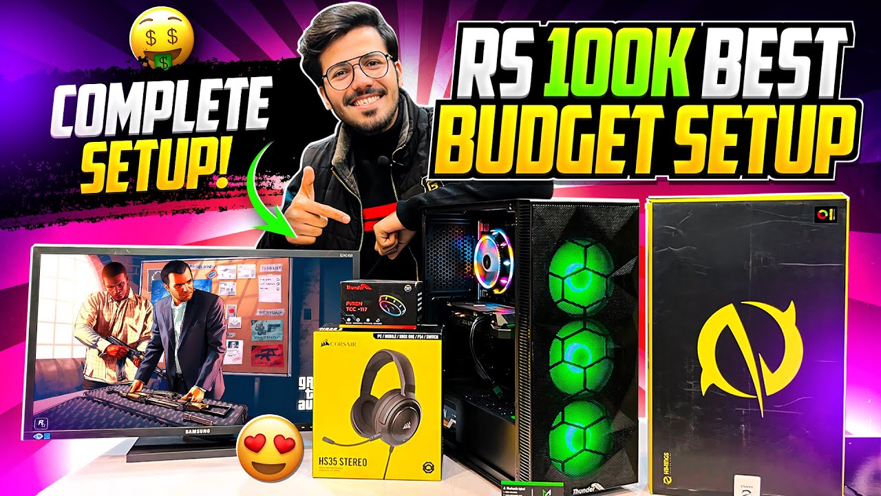 Rs 100K Full Gaming PC Build Setup in Pakistan | 1 Lakh Gaming PC Build | PC build under 1 Lakh