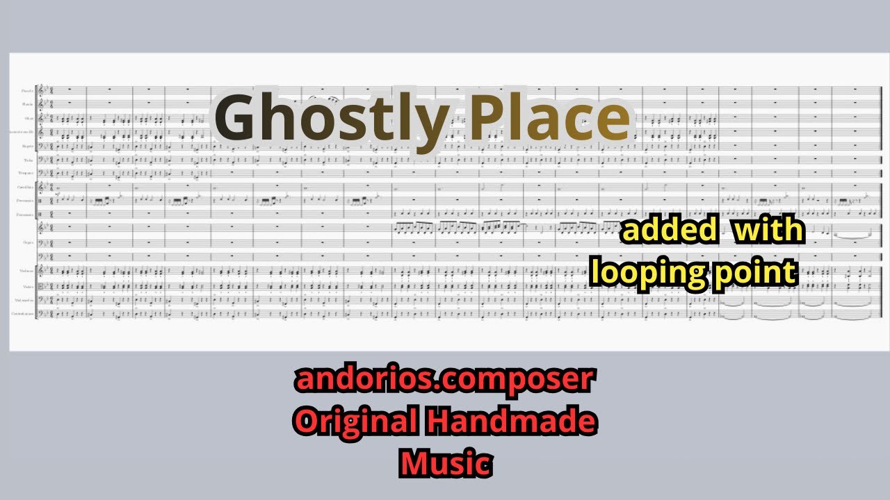 Ghostly Place for your game project or more! Cartoon, film, documentary, be free! Commissions open!
