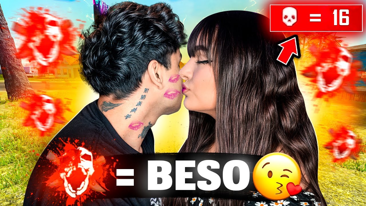 MI NOVIA ME DA UN BESO EN LA BOCA POR CADA KILL QUE ME HAGA EN FREE FIRE!! *termina bien*
