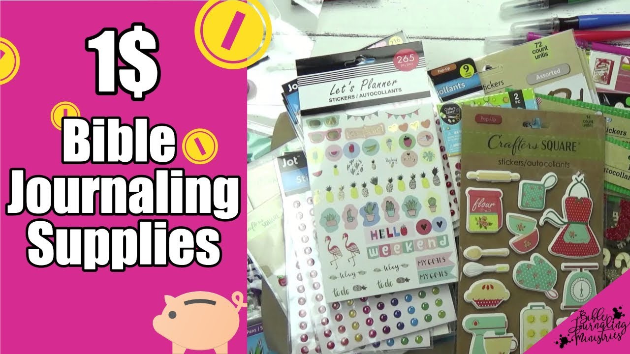 Bible Journaling Dollar Tree Haul