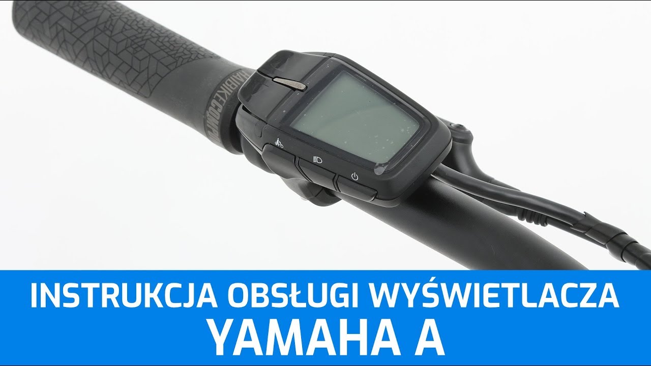 YAMAHA A - obsługa wyświetlacza LCD [instrukcja]