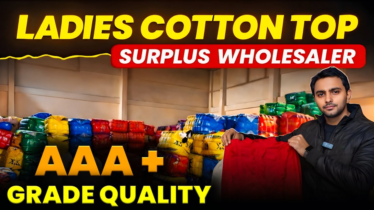 गर्मी में सबसे ज्यादा बिकने वाला आइटम || Ladies Cotton Top || AAA Grade Quality || #exportsurplus 
