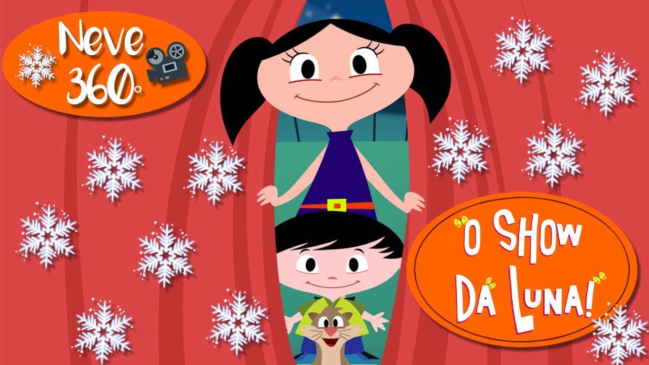O Show da Luna Bem Vinda Neve no Natal com Proje&ccedil;&atilde;o 360 Graus - Earth To Luna #oshowdaluna