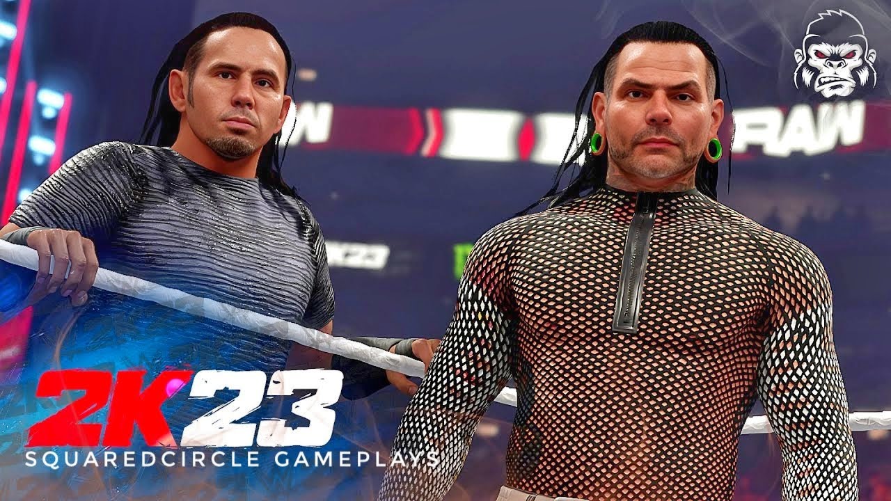 WWE 2K23 The Hardy Boyz 2023 AEW w/ Entrance Theme & Custom GFX Pack | New WWE 2K23 Mods