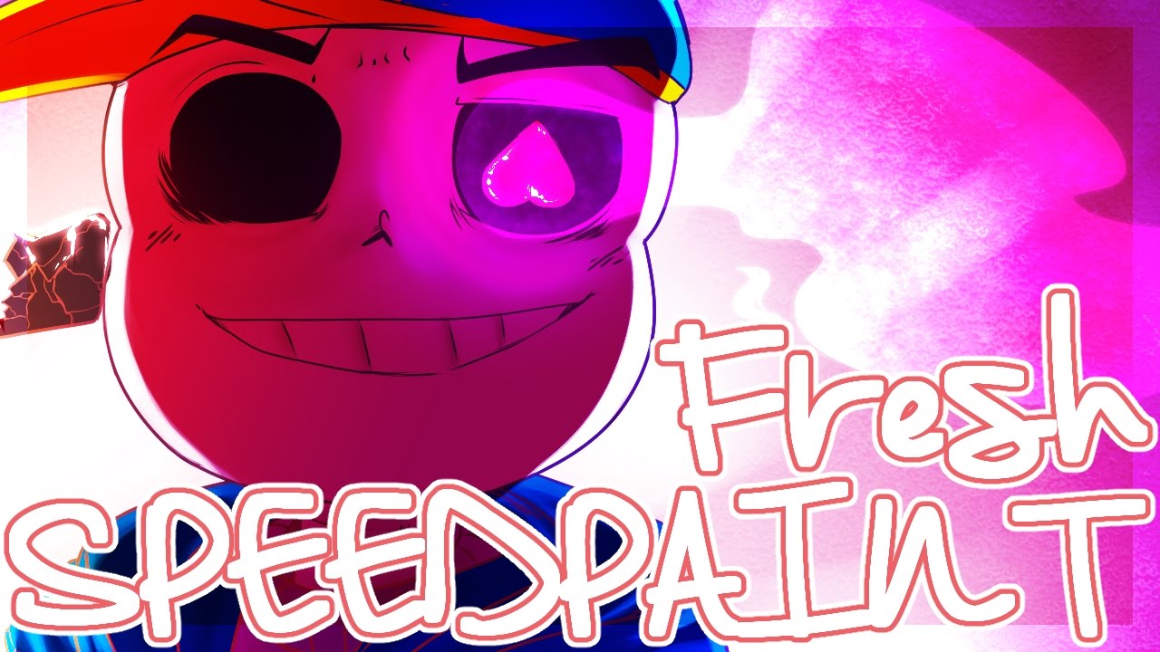 [Fresh!Sans] Undertale Livestream Speedpaint