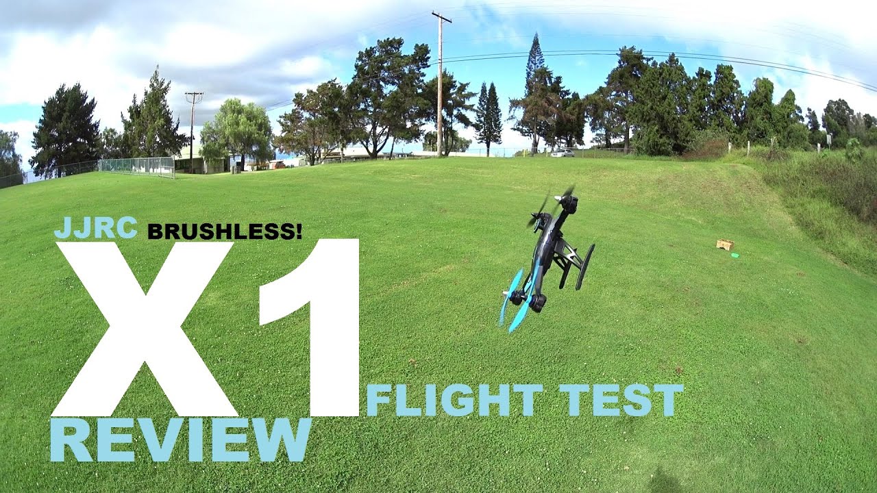 JJRC X1 Brushless Sport Quadcopter Drone Review - Part 2 - [Flight/CRASH! Test]