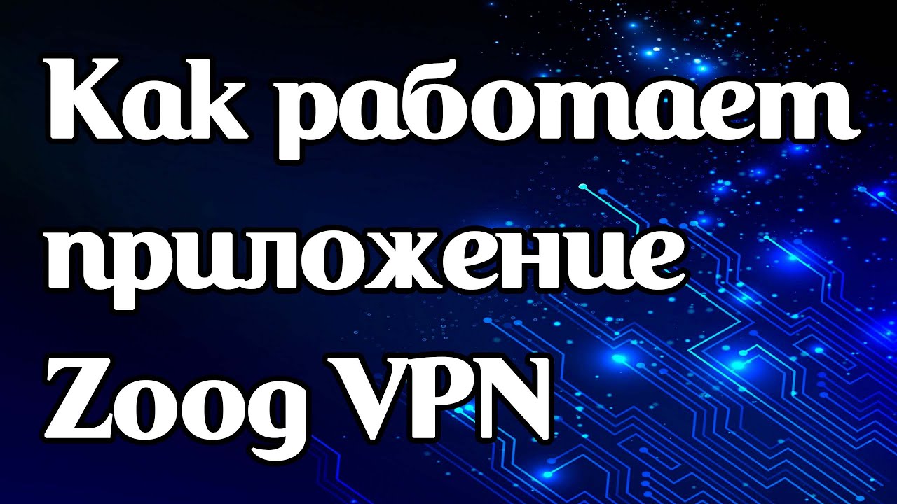 Как работает vpn-приложение Zoog VPN