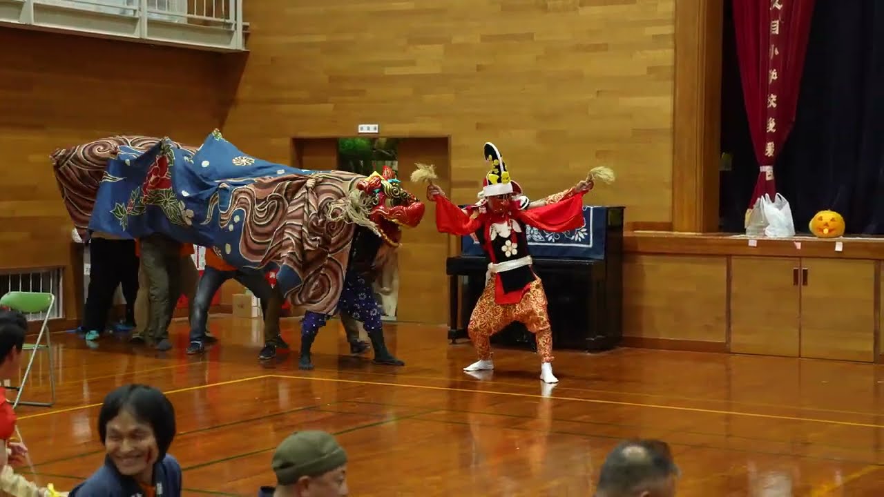 触坂の獅子舞 2023(第2回パンプキンワールドカップ), 富山県氷見市