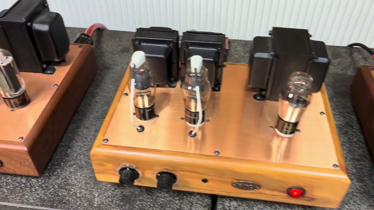 Tannoy 385 hpd,Tektron 807 monoblock Tektron Pre 6j7