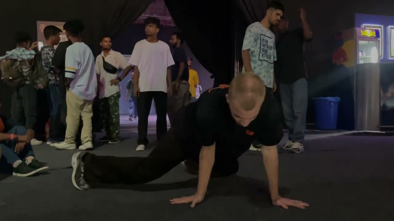 Bboy amir practice in india chypher