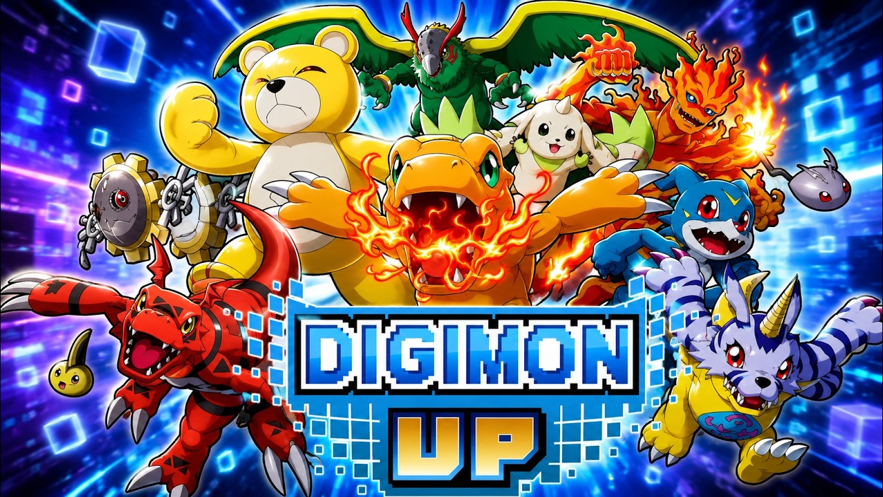 DIGIMON UP Gameplay - First Look  (Android & iOS)