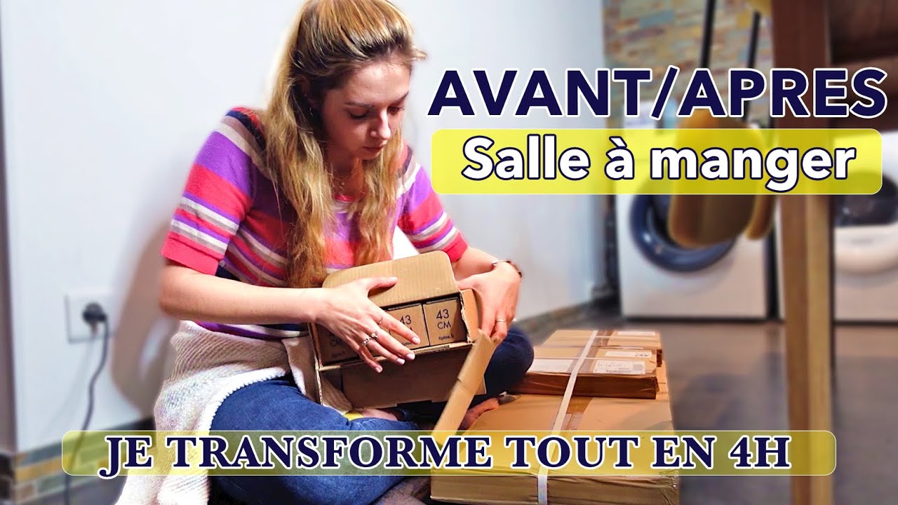 AVANT/APRES : ma salle à manger | tri, rangement & réaménagement