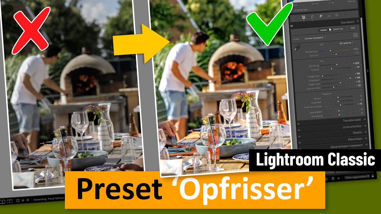 Lightroom Classic | Foto 'Opfrisser' Preset (Dutch)