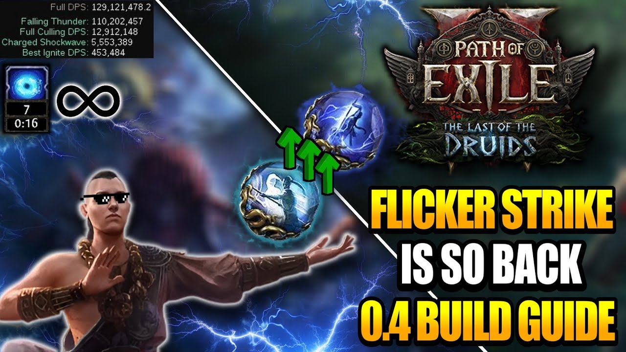 [0.4] POE2 - Удар мерцания УДАЛЯЕТ ВСЁ - Стартовый билд монаха в лиге - Руководство по сборке - P...