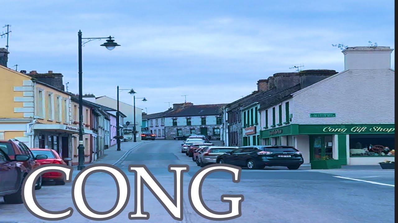 Cong-County Mayo driving-downtown Ireland 🇮🇪 [4K] #ajsadventures #cong #countymayo