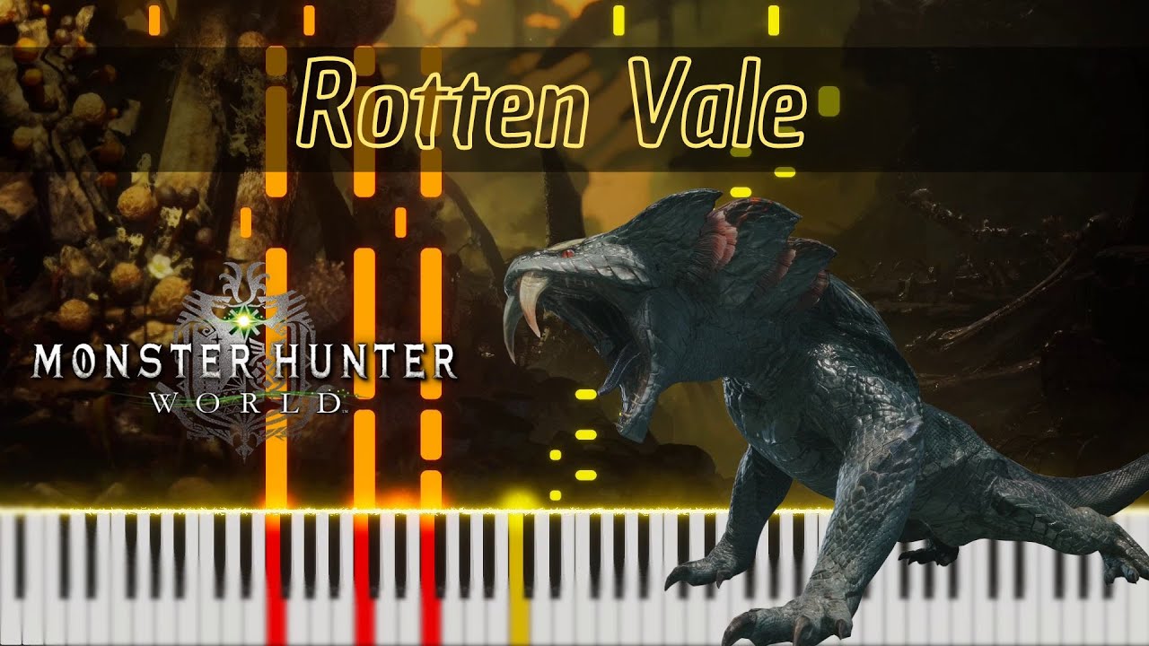 Rotten Vale Theme - Monster Hunter World || Piano Tutorial