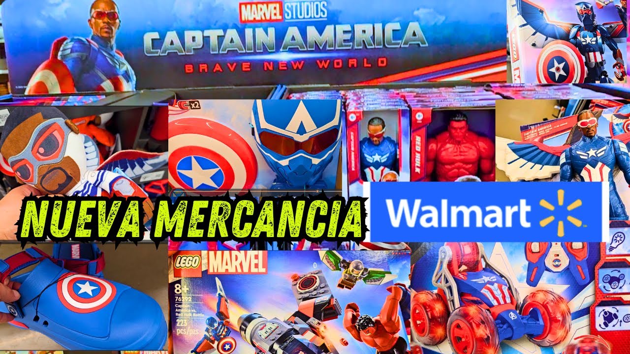 🔥 TODO DEL CAPTAIN AMERICA BRAVE NEW WORLD ESTA EN WALMART 🔆