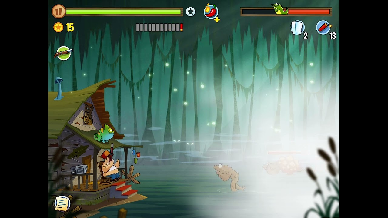 Swamp Attack with cousin Roy