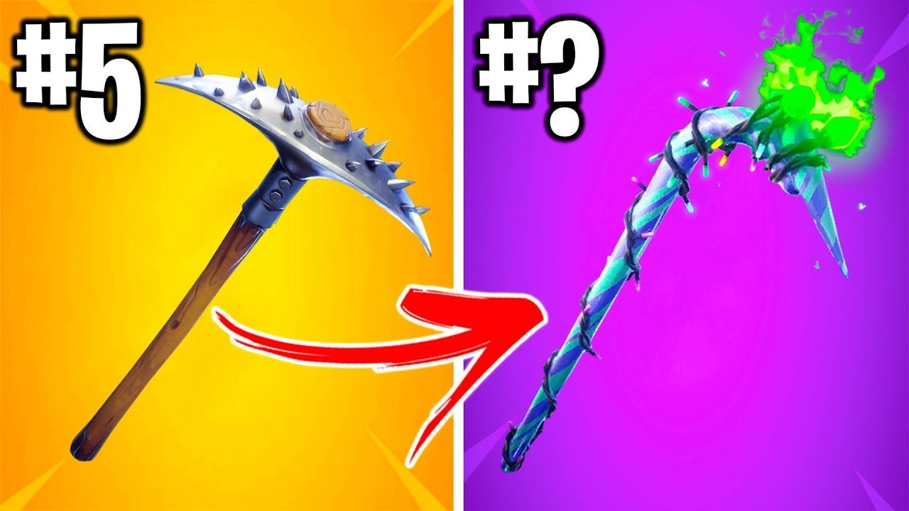 Top 20 *RAREST* Fortnite Pickaxes EVER