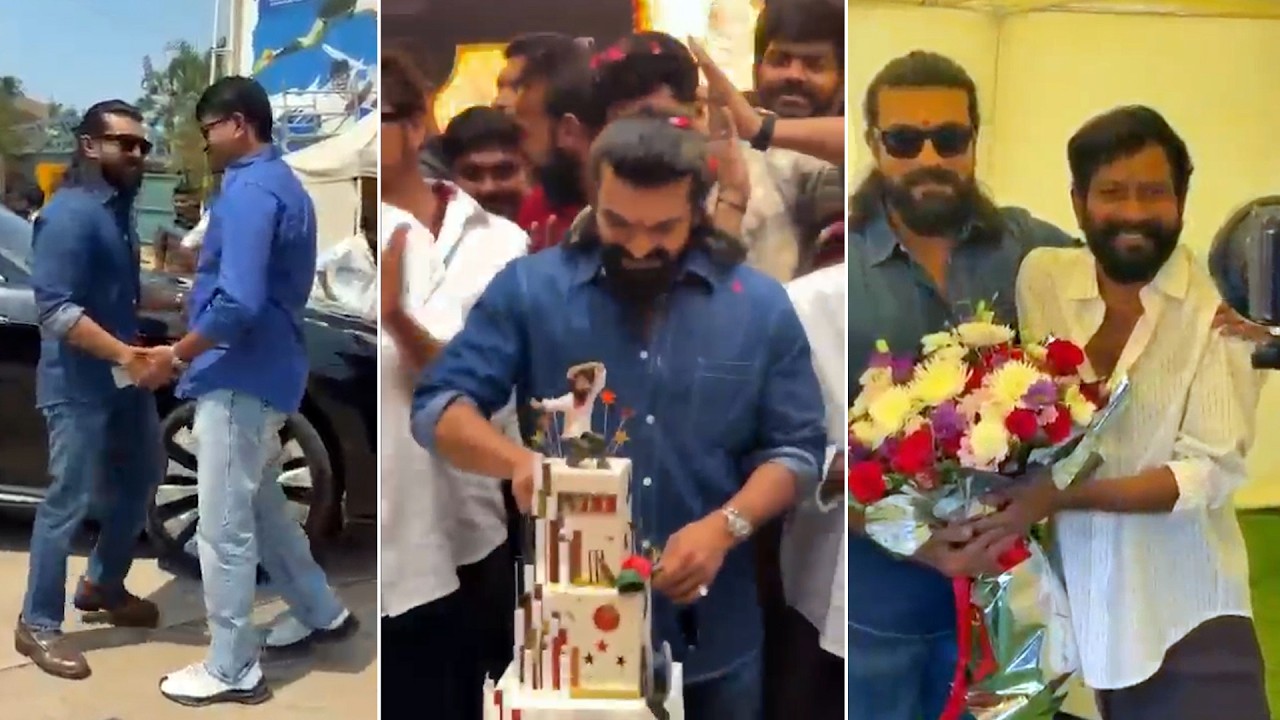 Ram Charan Birthday Celebrations @ #Peddi Sets | Buchi Babu Sana