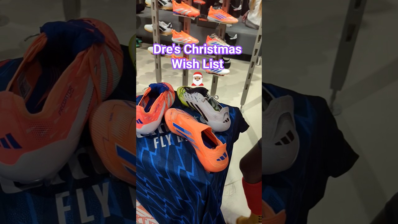 Dre the Wonder Kid&rsquo;s Xmas Boot Hunt 🎄👟 | F50 vs Predator | Adidas Store Visit