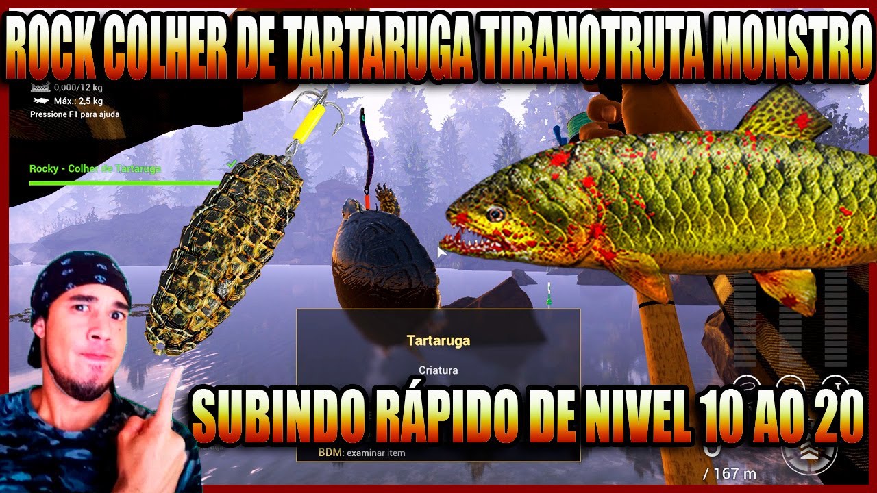 TIRANOTRUTA MONSTRO 2 SPOTS FISHING PLANET ATUALIZADO NIVEL 10 AO 20 MUITO XP