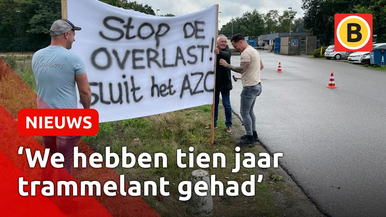 Demonstraties tegen AZC in Budel tijdens open dag | Omroep Brabant