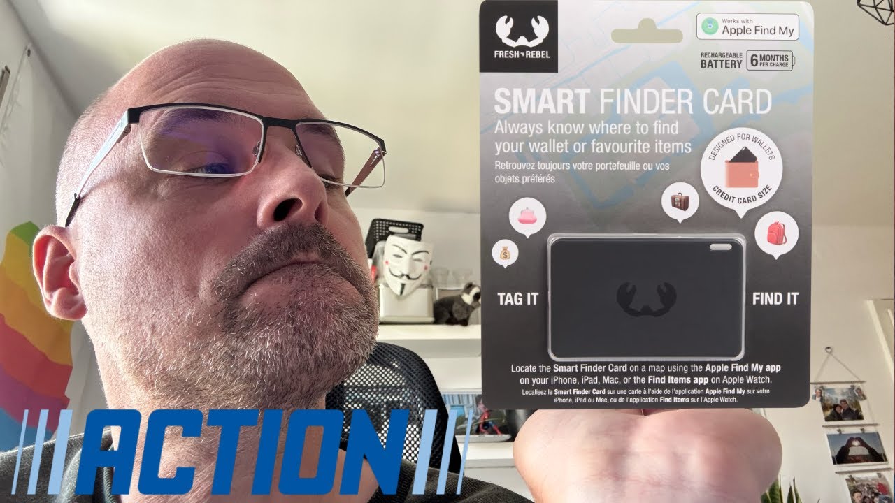  🕵🏻‍♂️ Fresh ’n Rebel Smart Finder Card aus dem Action fürs Apple Wo-ist?-Netzwerk.