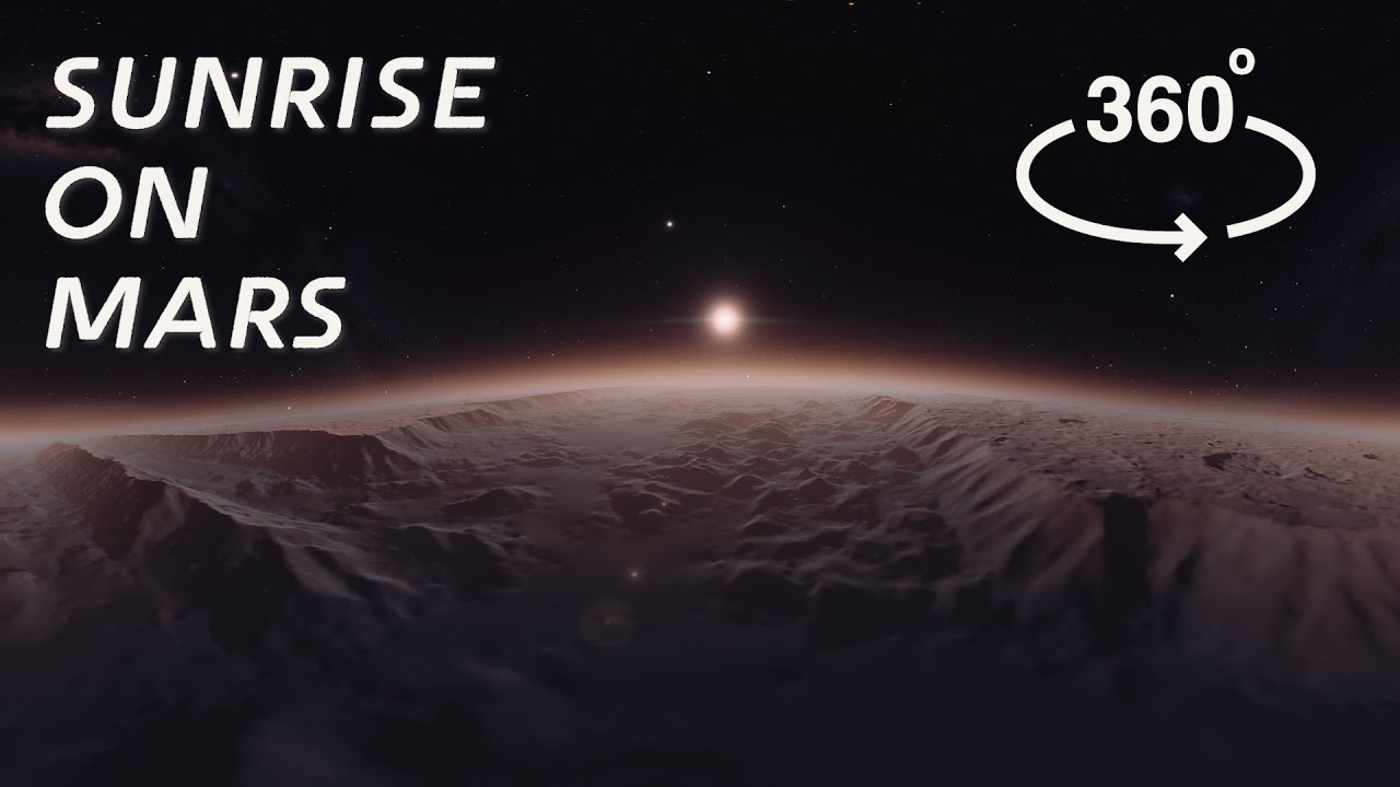Sunrise on Mars (360° VR Video)