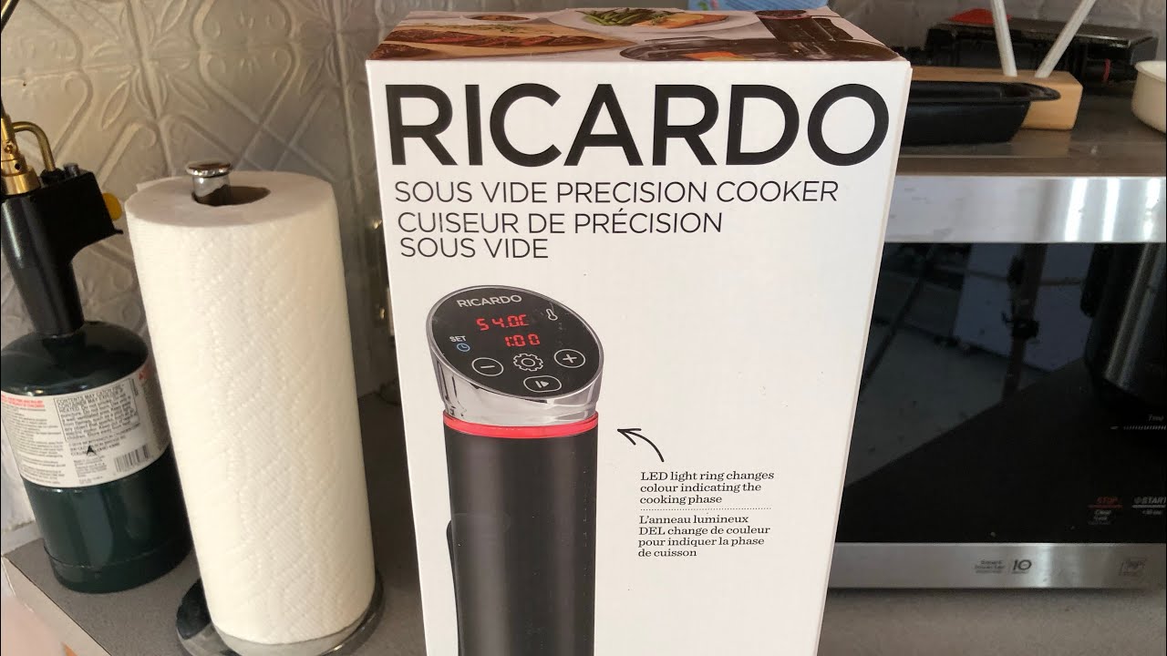 Review du cuiseur sous vide Ricardo en français score 7/10