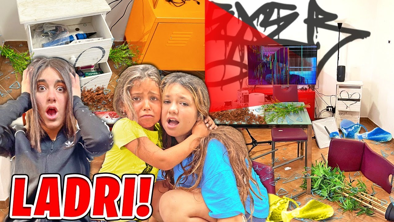 UN LADRO È ENTRATO NELLA NOSTRA NUOVA CASA ALLE 3 DI NOTTE E DISTRUGGE TUTTO! *Ilary Piange*