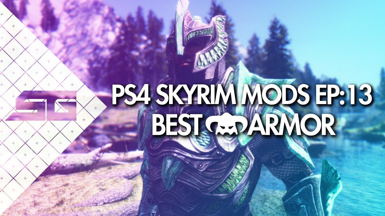 BEST SKYRIM ARMOR MODS! PS4! (2018)