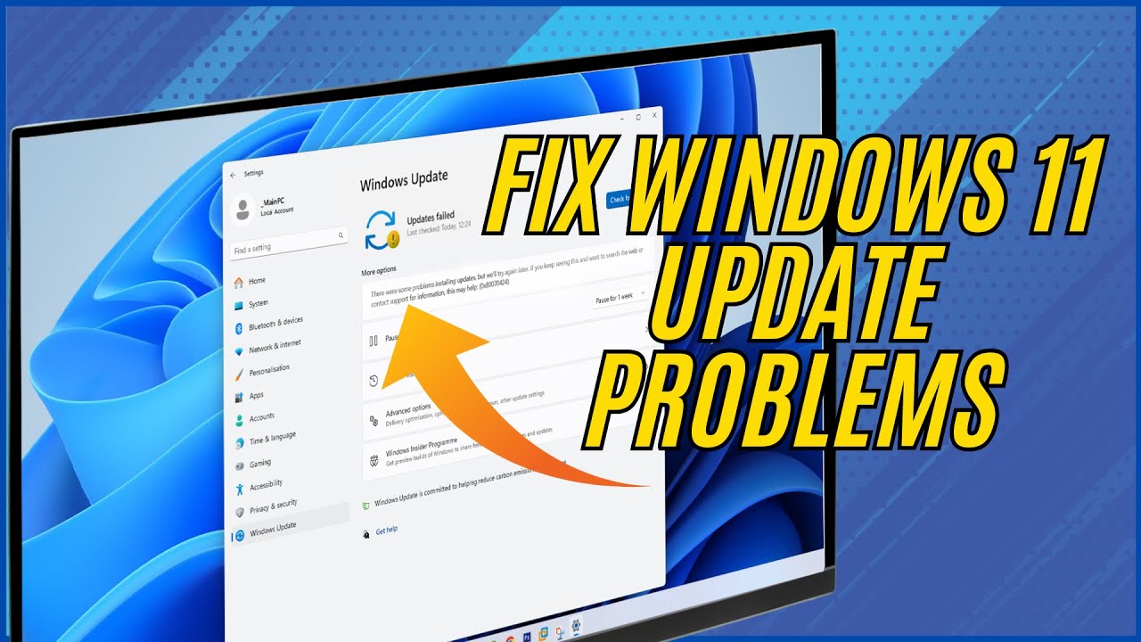 Исправление ошибок обновления Windows 11