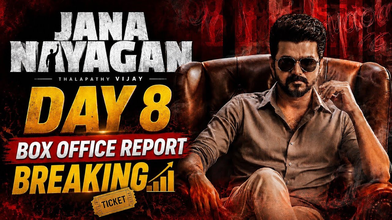 Jana Nayagan Box Office Collection | Jana Nayagan 8th Day Box Office Collection, Vijay, #jananayagan