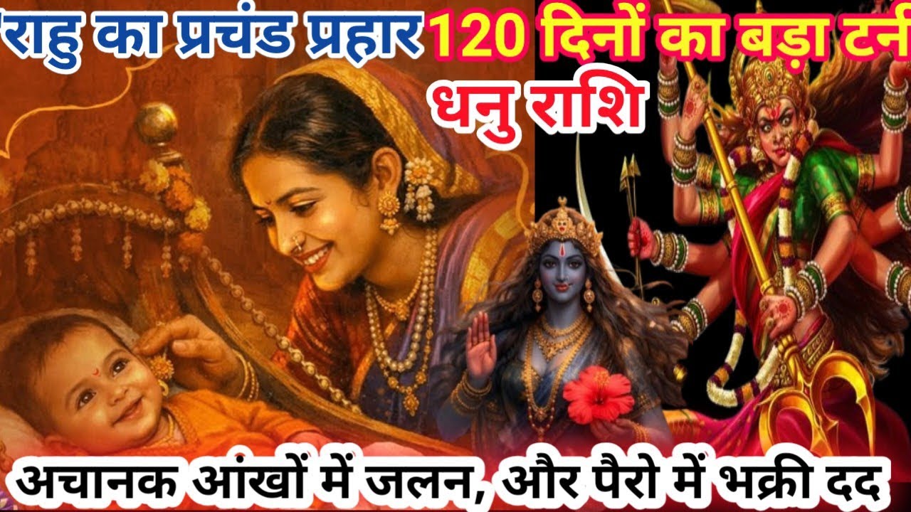 राहु का तूफान शुरू 120: दिनों का बहुत बड़ा सुनकर बड़ी अद्भुत घटना होगी। Dhanu Rashi #astrology 