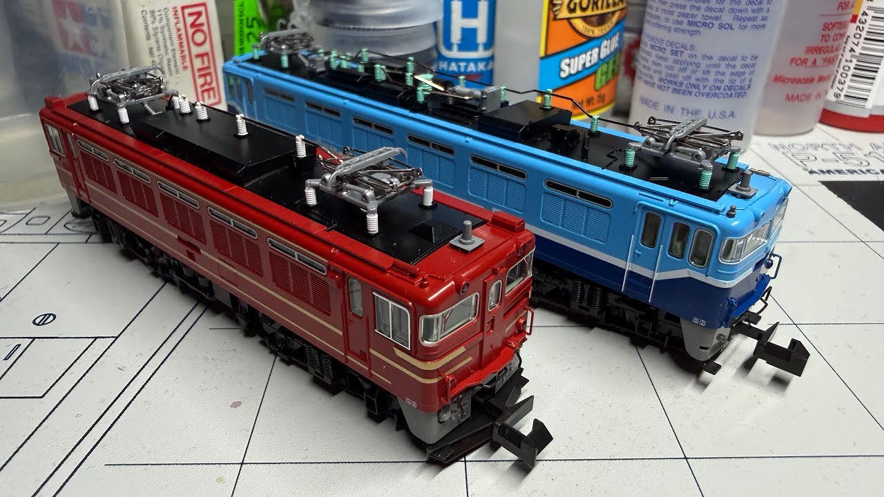 New Toys! Kato 3075-6 ED75-700 Orient Saloon Colour & 3013-5 ED76-0 Late Type J.R.F. Test Colour
