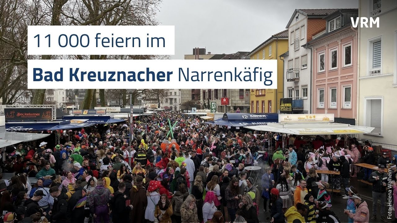 11.000 Bad Kreuznacher feiern im Narrenkäfig