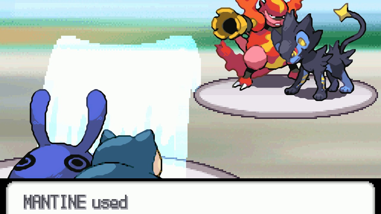 Pokémon Platinum Version - Volkner & Flint @ Fight Area