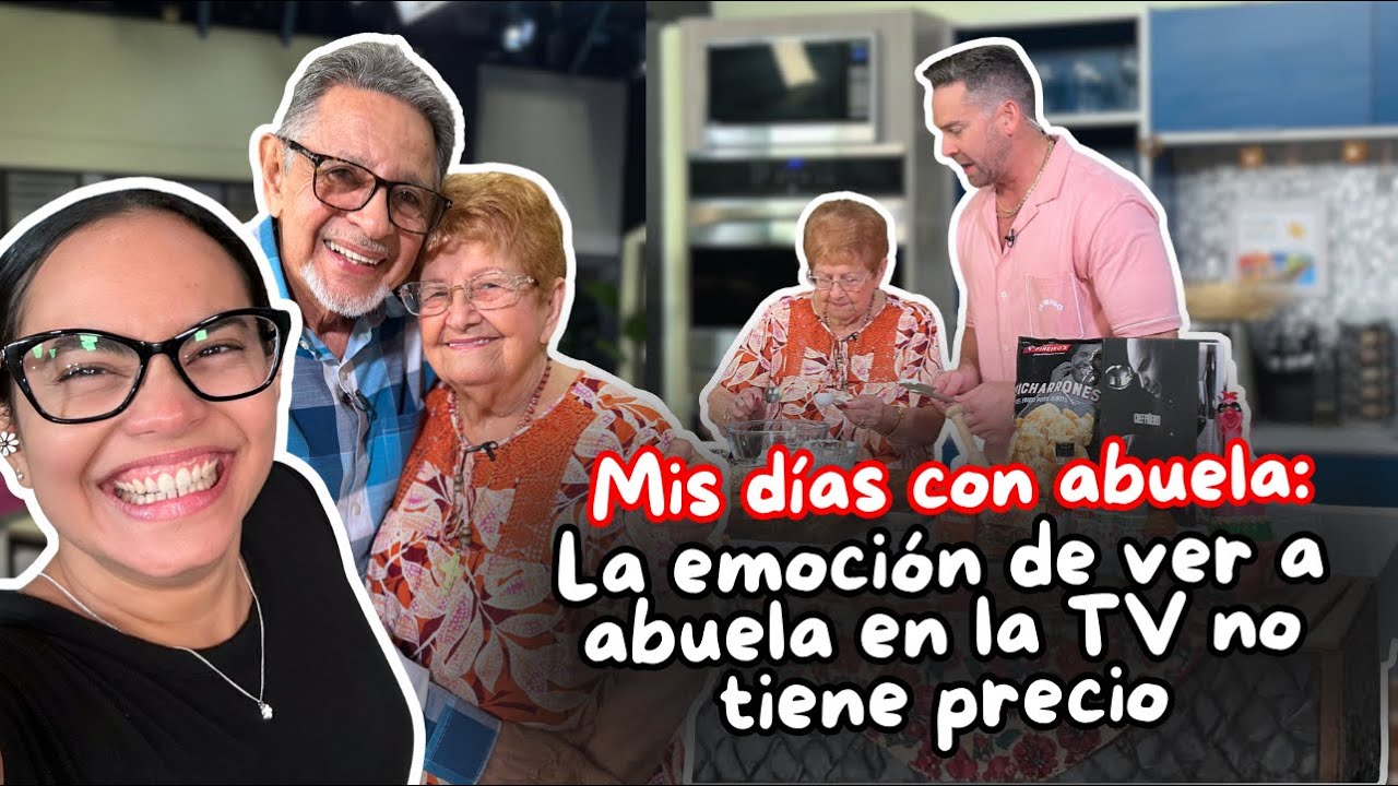 A abuela LE ENCANTA ir a la TV a hacer recetas 📺 | Mis días con abuela | VLOG 39