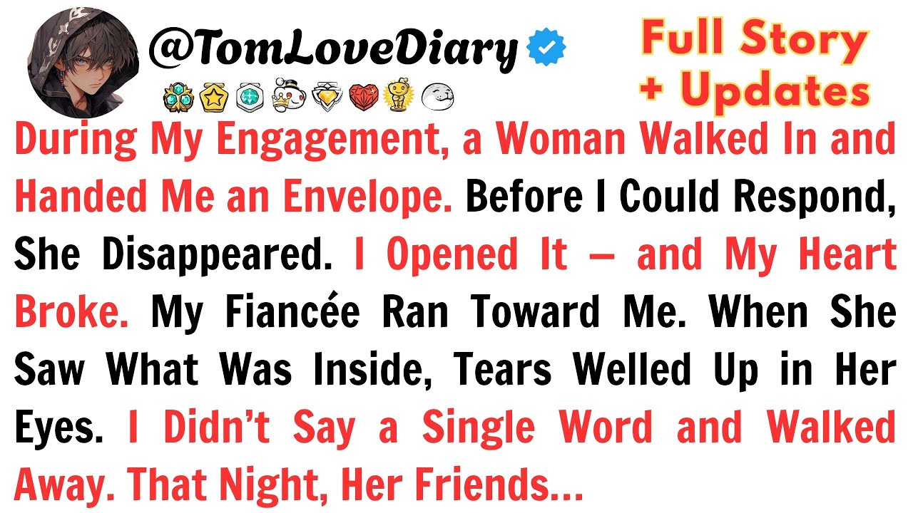 During My Engagement, a Woman Walked In and Handed Me an Envelope. Before I Could Respond, She…