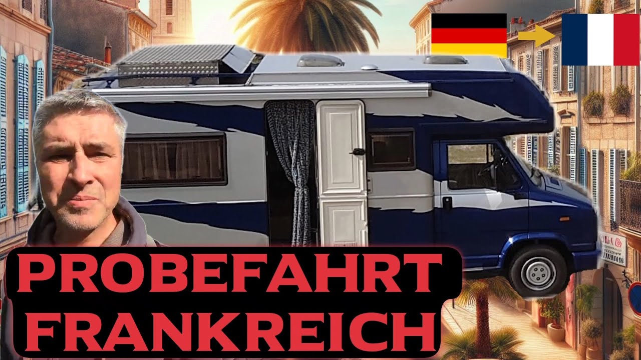 Die Probefahrt geht weiter Richtung Süden mit dem Fiat Ducato 280.