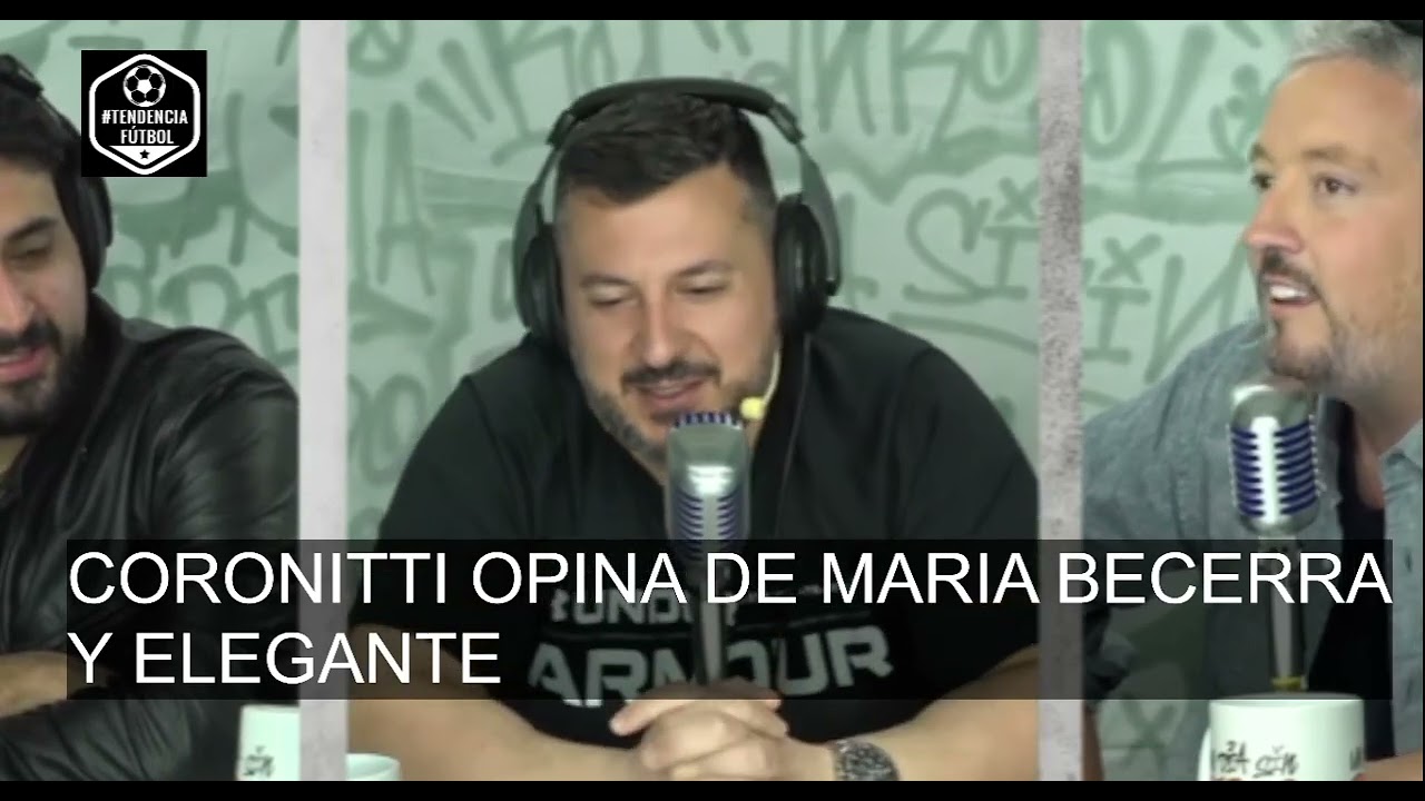 Emiliano CORONITI opina de MARIA BECERRA Y ELEGANTE en UN DIA SIN BARDO...🤣🤣